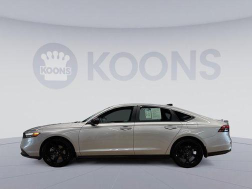 Solar Silver Metallic 2024 Honda Accord Hybrid Sport