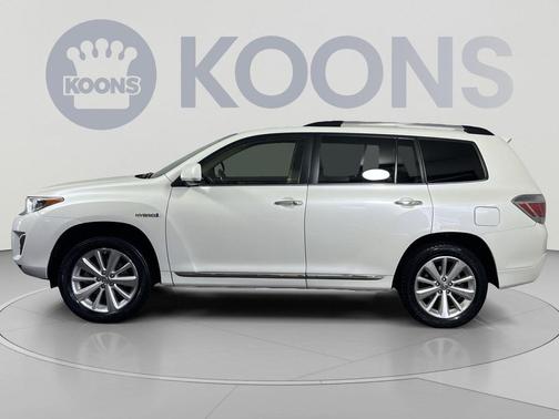 Blizzard Pearl 2012 Toyota Highlander Hybrid Limited