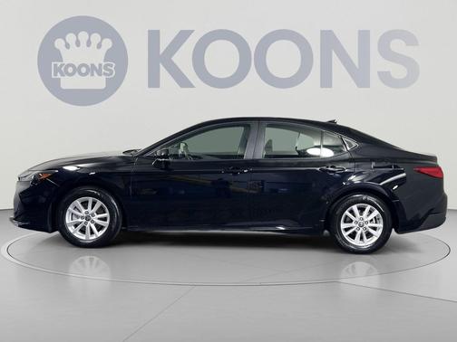 Midnight Black Metallic 2025 Toyota Camry LE