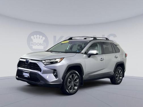 Silver Sky Metallic 2024 Toyota RAV4 Hybrid XLE Premium