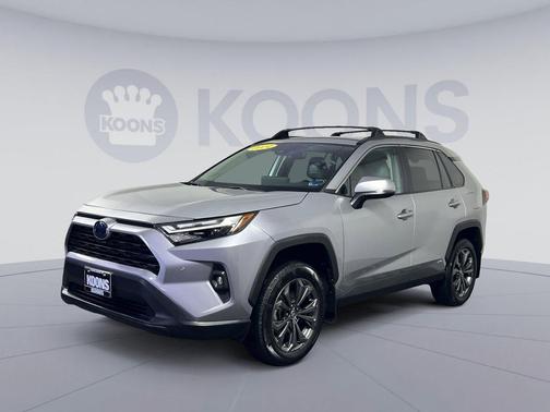Silver Sky Metallic 2024 Toyota RAV4 Hybrid XLE Premium