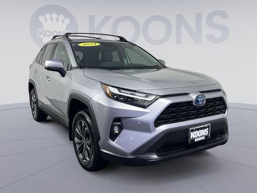 Silver Sky Metallic 2024 Toyota RAV4 Hybrid XLE Premium