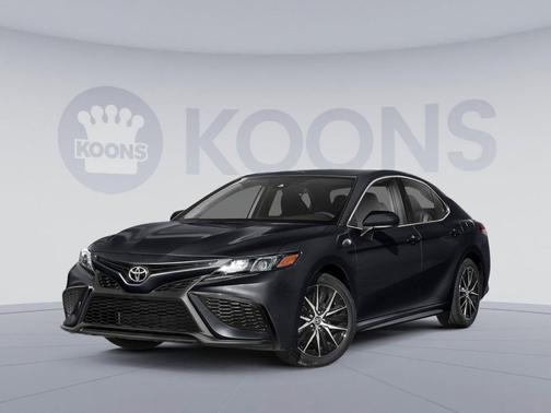 Midnight Black Metallic 2021 Toyota Camry SE