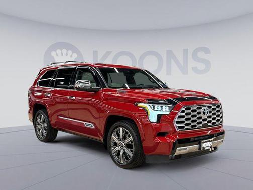 Supersonic Red 2023 Toyota Sequoia Capstone