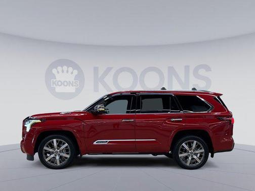 Supersonic Red 2023 Toyota Sequoia Capstone