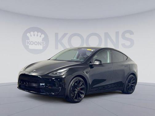Gray 2022 Tesla Model Y Performance Dual Motor All-Wheel Drive