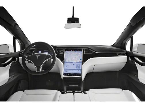 Solid Black 2020 Tesla Model X Long Range Dual Motor All-Wheel Drive