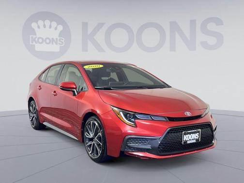 Barcelona Red Metallic 2020 Toyota Corolla SE