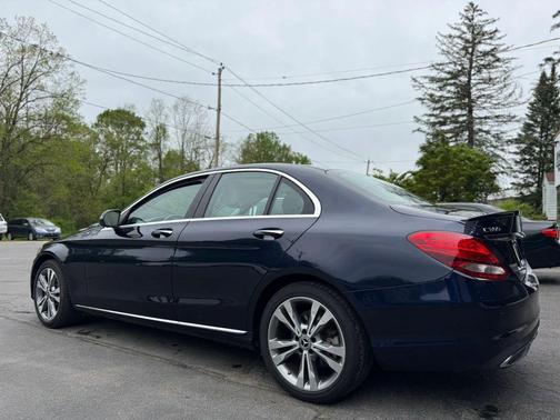 Blue 2017 Mercedes-Benz C-Class C 300 Sedan 4D