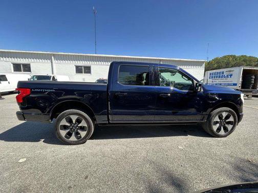 Antimatter Blue Metallic 2023 Ford F-150 Lightning Platinum
