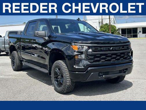 Black 2026 Chevrolet Silverado 1500 Custom Trail Boss