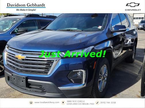 Northsky Blue Metallic 2023 Chevrolet Traverse LT Cloth