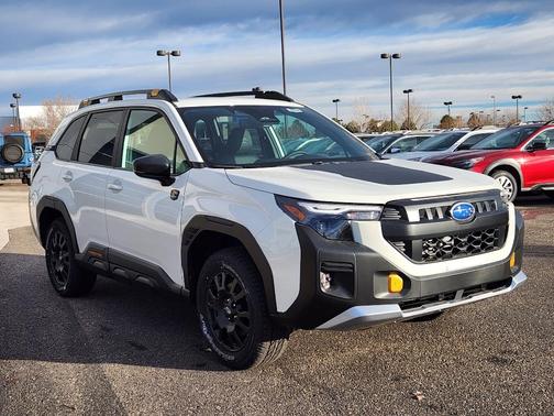 Crystal White Pearl 2026 Subaru Forester Wilderness