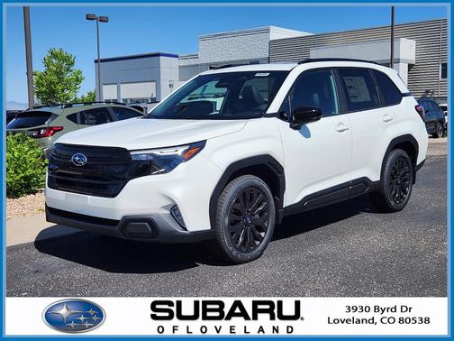 Crystal White Pearl 2026 Subaru Forester Sport