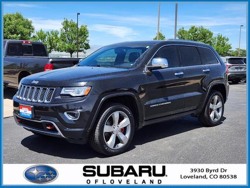 Brilliant Black Crystal Pearlcoat 2014 Jeep Grand Cherokee Overland