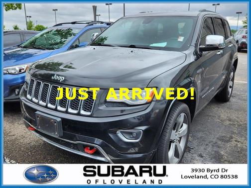 Brilliant Black Crystal Pearlcoat 2014 Jeep Grand Cherokee Overland