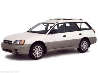 Blue 2000 Subaru Outback