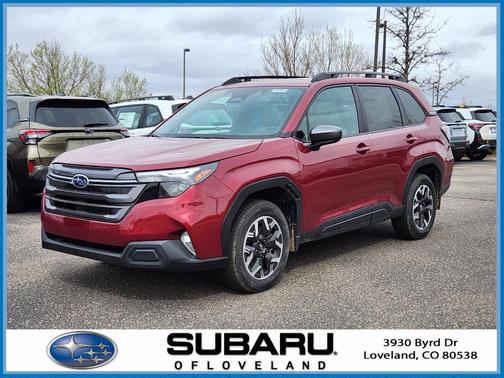 Crimson Red Pearl 2026 Subaru Forester Premium