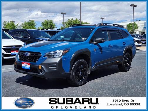 Geyser Blue 2022 Subaru Outback Wilderness