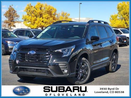 Crystal Black Silica 2026 Subaru Ascent Onyx Edition Touring