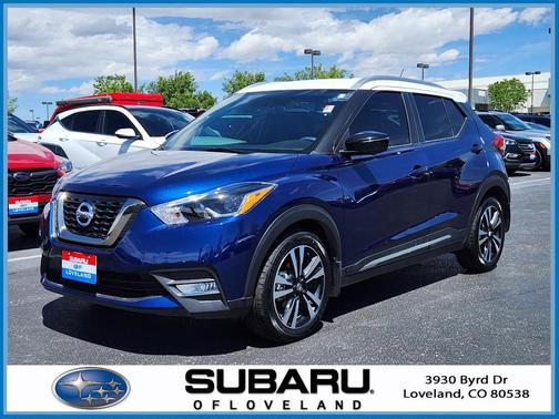 Deep Blue Pearl / Fresh Powder 2019 Nissan Kicks SR