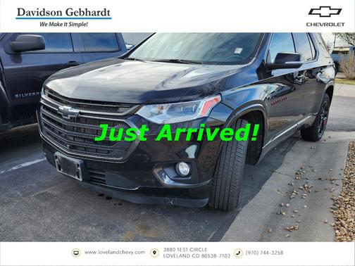 Mosaic Black Metallic 2021 Chevrolet Traverse Premier