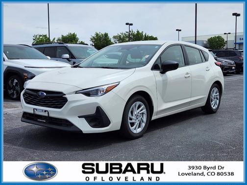 Crystal White Pearl 2025 Subaru Impreza Base