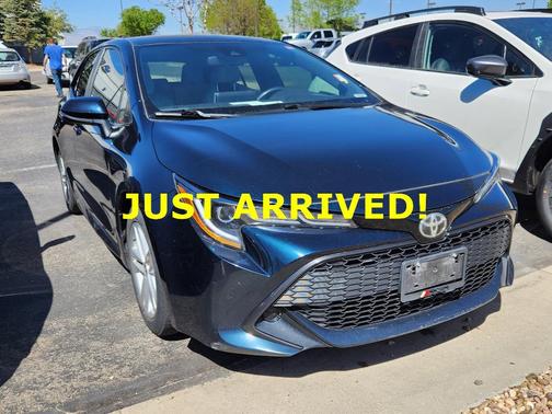 Blue 2019 Toyota Corolla Hatchback SE