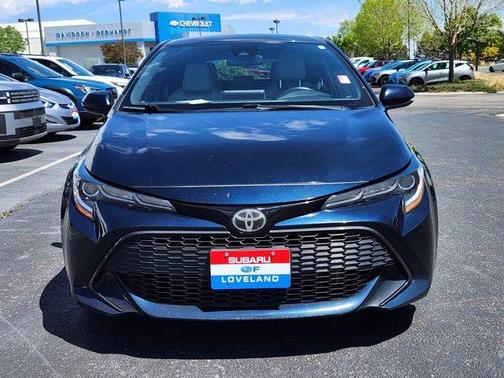 Galactic Aqua 2019 Toyota Corolla Hatchback SE