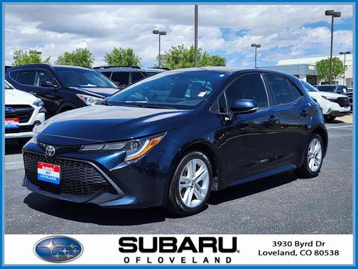 Galactic Aqua 2019 Toyota Corolla Hatchback SE