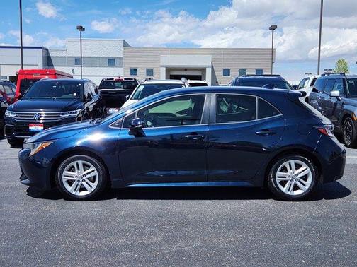 Galactic Aqua 2019 Toyota Corolla Hatchback SE