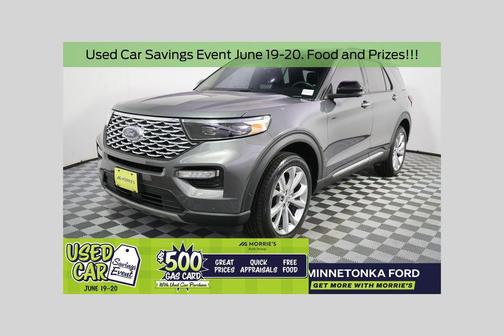Carbonized Gray Metallic 2022 Ford Explorer Platinum