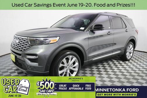 Carbonized Gray Metallic 2022 Ford Explorer Platinum