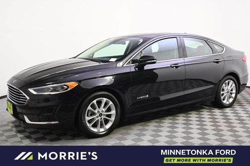 Agate Black 2019 Ford Fusion Hybrid SEL
