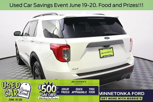 Star White Metallic Tri-Coat 2023 Ford Explorer XLT