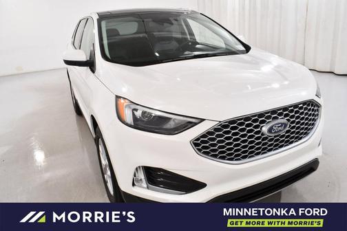 Star White Metallic Tri-Coat 2024 Ford Edge SEL