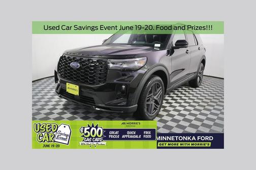Agate Black Metallic 2026 Ford Explorer ST-Line
