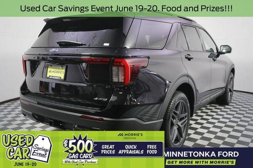 Agate Black Metallic 2026 Ford Explorer ST-Line