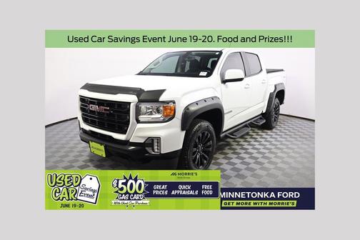 Summit White 2022 GMC Canyon Elevation