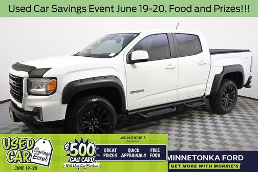 Summit White 2022 GMC Canyon Elevation