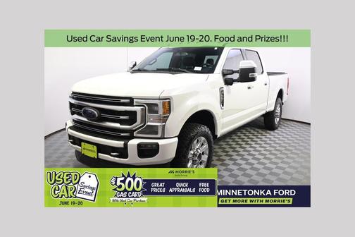 Star White Metallic Tri-Coat 2020 Ford F-350 Platinum