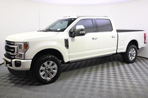 Star White Metallic Tri-Coat 2020 Ford F-350 Platinum