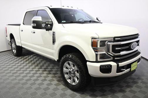 Star White Metallic Tri-Coat 2020 Ford F-350 Platinum