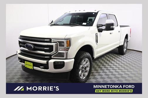 Star White Metallic Tri-Coat 2020 Ford F-350 Platinum