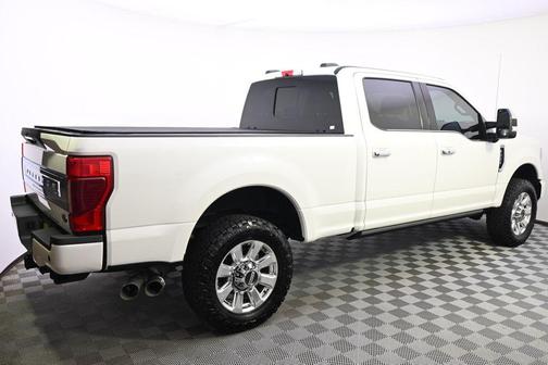 Star White Metallic Tri-Coat 2020 Ford F-350 Platinum