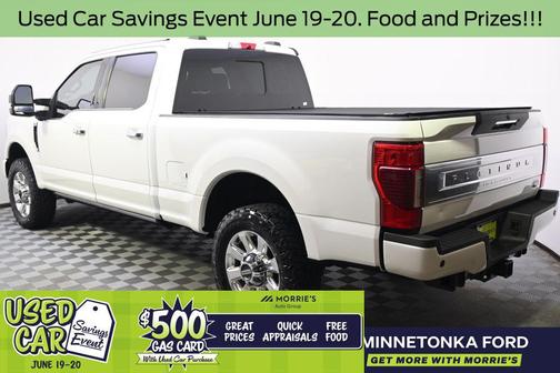 Star White Metallic Tri-Coat 2020 Ford F-350 Platinum