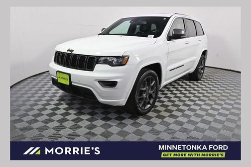 Bright White Clearcoat 2021 Jeep Grand Cherokee 80th Anniversary 4x4