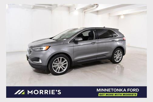 Carbonized Gray Metallic 2024 Ford Edge Titanium