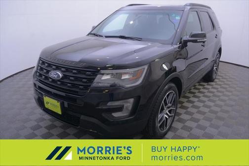 Shadow Black 2017 Ford Explorer sport