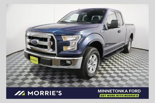 Blue 2015 Ford F-150 XLT
